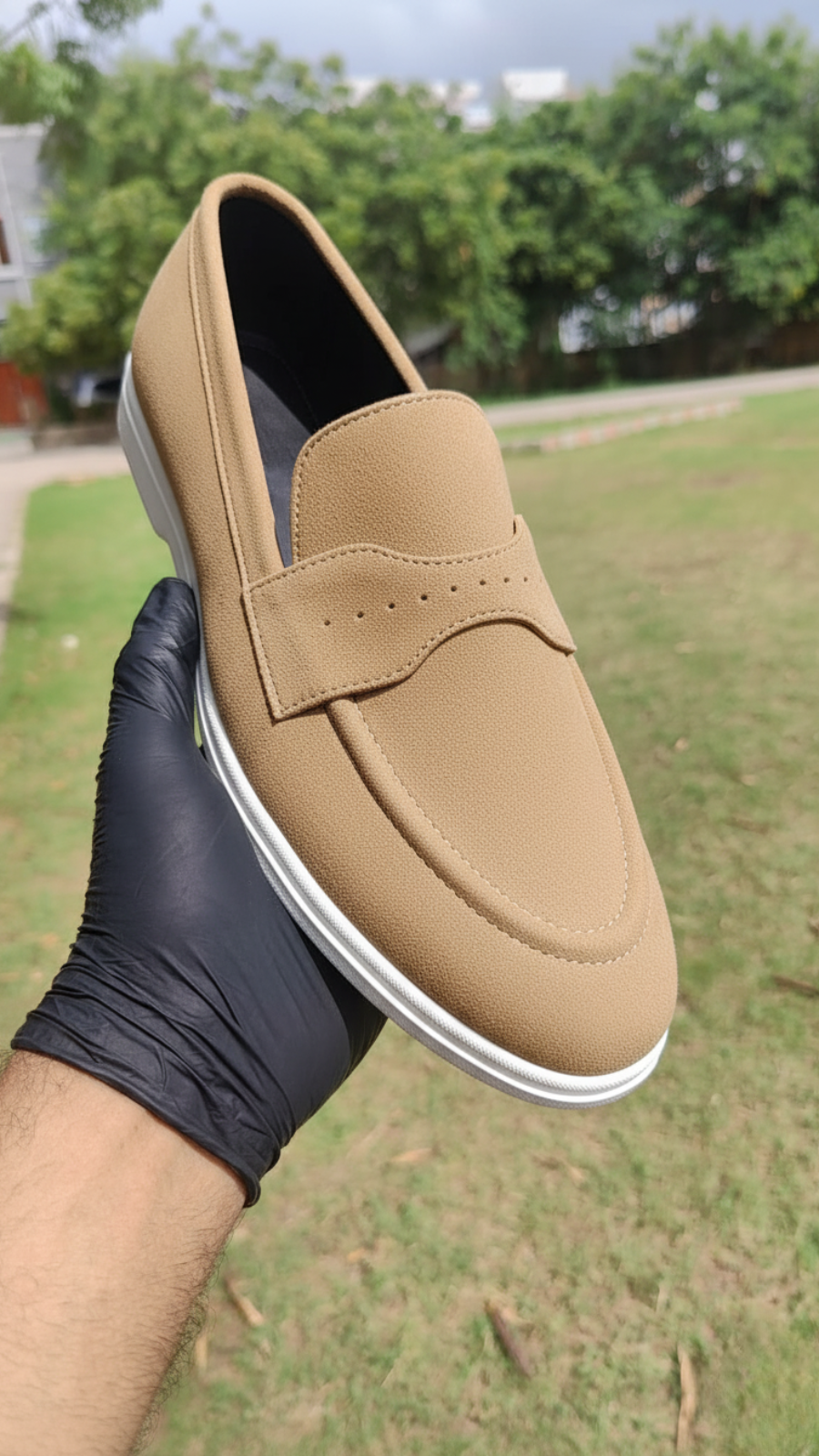 Suede Hermes Loafer