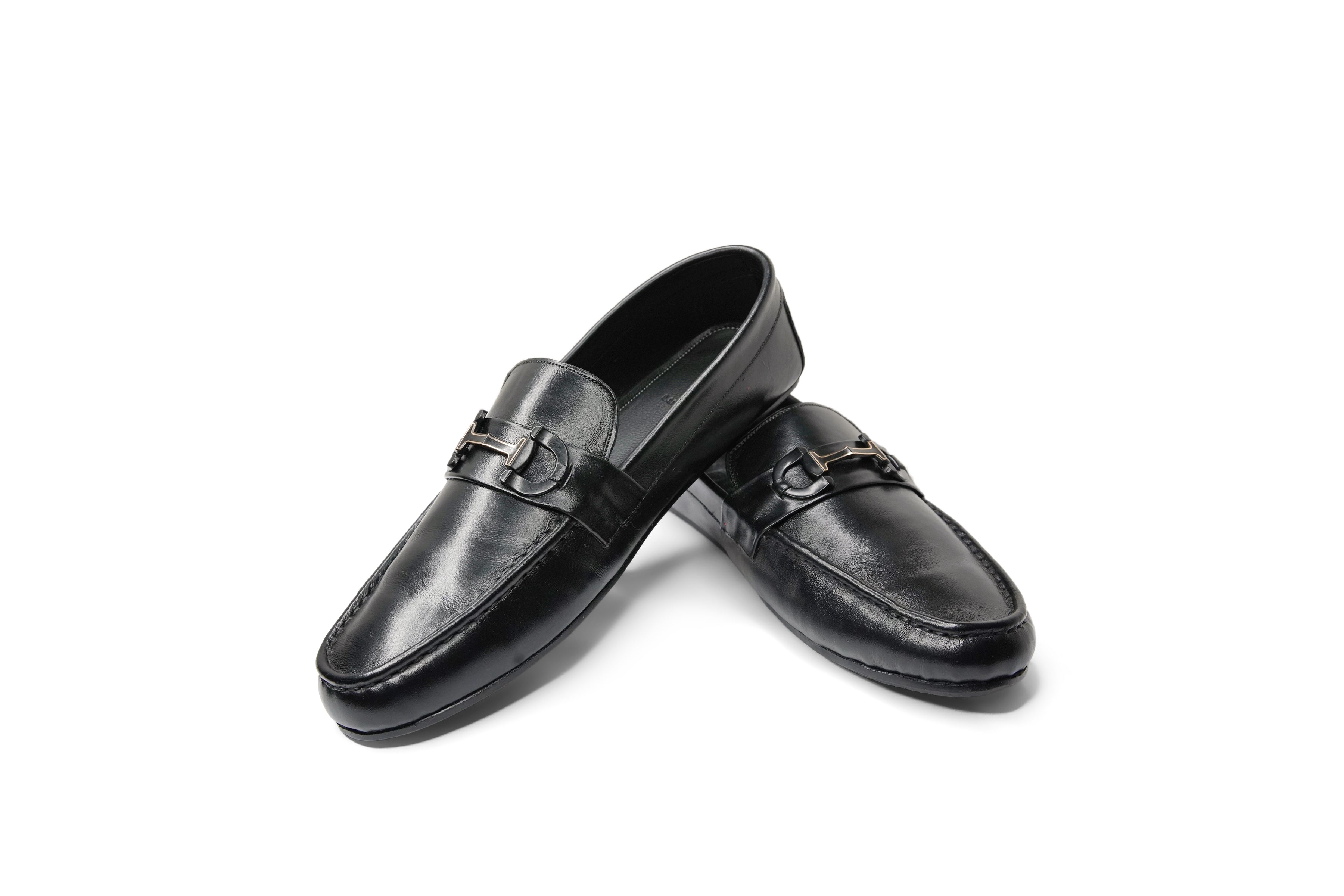 Black Cat Loafers
